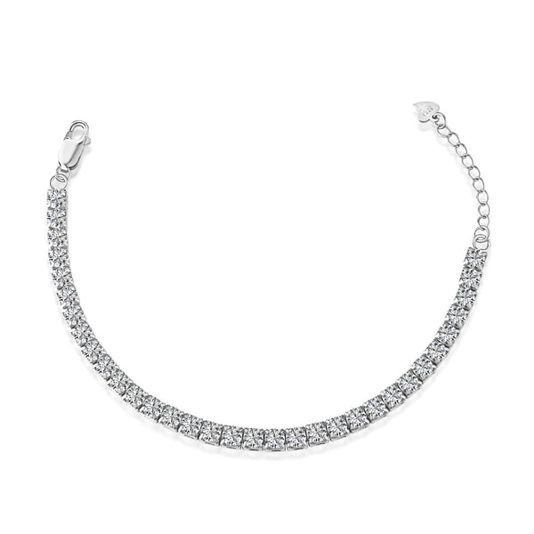 <MAGIC>Sparkling Radiant Princess Cut Tennis Bracelet
