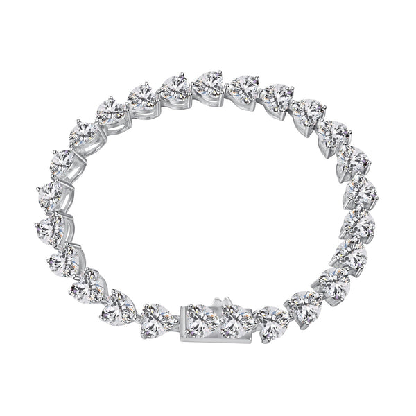 <MAGIC>0.75 Carat Elegant Romantic Heart Shape Lover Bracelet