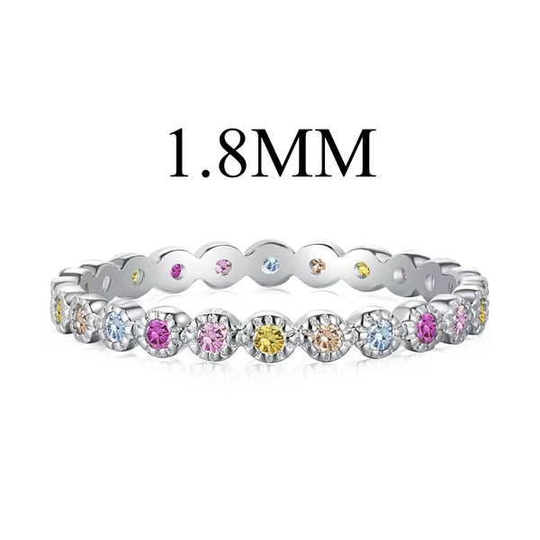 <MAGIC>Unique Scintillating Round Cut Daily Ring