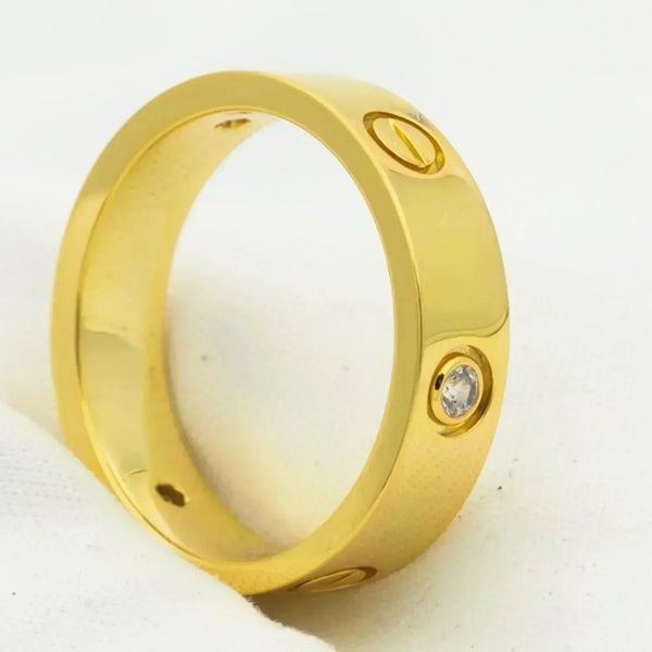 <MAGIC>LOVE RING 5.5MM 3 DIAMONDS GOLD