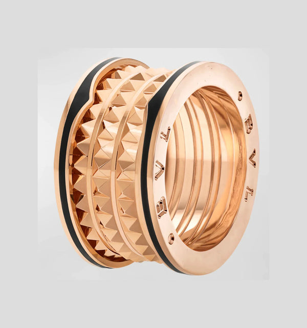 <MAGIC>ZERO 1 ROCK BLACK CERAMIC PINK GOLD LARGE MODEL