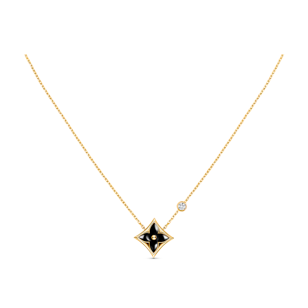 <MAGIC>STAR BLACK MOP NECKLACE