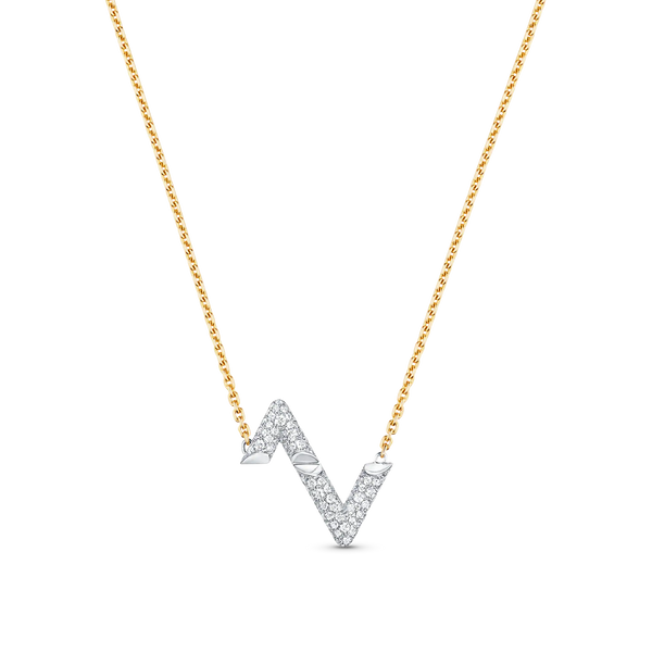 <MAGIC>VOLT SILVER DIAMOND PEDANT NECKLACE